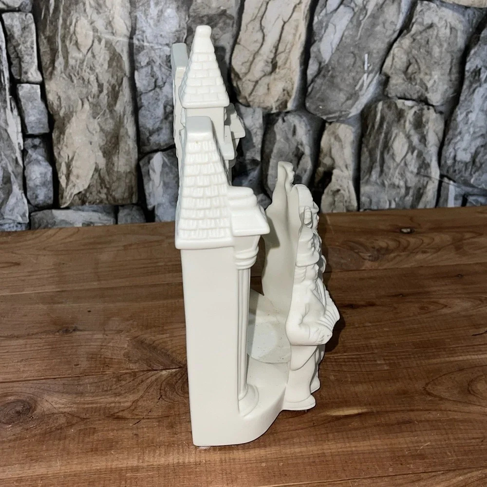 Partylite Village Christmas Carolers Tealight Candle Holder P0204 White Bisque - Picture 4 of 10